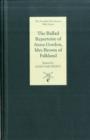 The Ballad Repertoire of Anna Gordon, Mrs Brown of Falkland - Book