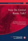 How do Central Banks Talk? : Geneva Reports on the World Economy 3 - Book