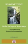 At the Springs of Knowledge : A Presentation of Rosmini's Epistemology - Book