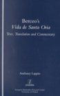 Berceo's Life of Santa Oria : Text, Translation and Commentary - Book