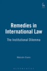 Remedies in International Law : The Institutional Dilemma - Book