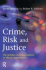 Crime, Risk and Justice - Book