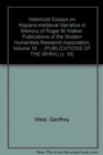 Historicist Essays on Hispano-medieval Narrative in Memory of Roger M Walker: v. 16 - Book