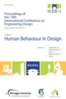 Proceedings of ICED13 Volume 7 : Human Behaviour in Design Volume 7 - Book