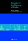 Intonation in the Grammar of English - Book