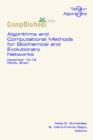 Algorithms and Computational Methods for Biochemical and Evolutionary Networks - Book