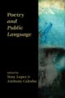Poetry and Public Language - Book