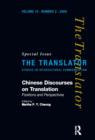 Chinese Discourses on Translation : Positions and Perspectives - Book