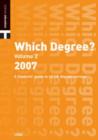 Which Degree? : Engineering, Geography, Mathematics, Medicine, Sciences, Technology v. 2 - Book