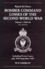 Royal Air Force Bomber Command Losses of the Second World War Volume 1 1939-40 2nd edition : Including Prewar Losses July 1936-September 1939 - Book