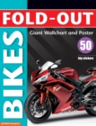 Fold-Out Poster Sticker Book: Bikes - Book