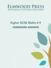 Higher GCSE Maths 4-9 Homework Answers - Book
