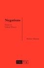 Negations : Essays in Critical Theory - Book