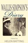 Wallis Simpson's Diary - Book