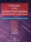 Criticisms of the Einstein Field Equation : End of the 20th Century Physics - Book