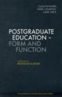 Postgraduate Education - Form and Function - Book