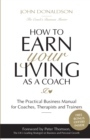 How to Earn Your Living as a Coach - Book
