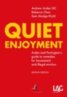 Quiet Enjoyment : Arden and Partington's Guide to Remedies for Harassment and Illegal Eviction - Book
