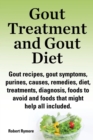 Gout treatment and gout diet. Gout recipes, gout symptoms, purines, causes, remedies, diet, treatments, diagnosis, foods to avoid and foods that might help all included. - Book