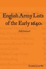English Army Lists of the Early 1640s - Book