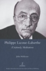 Philippe Lacoue-Labarthe : (Un)Timely Meditations - Book