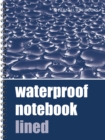 Waterproof Notebook - Lined - Book
