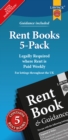 Rent Books 5-Pack : Legally Required where Rent is Paid Weekly - Book