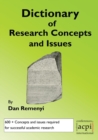 A Dictionary of Research Terms and Issues - Book