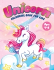 Unicorn Colouring Book for Kids Ages 4-8 : Fun Children's Colouring Book - 50 Magical Pages with Unicorns, Mermaids & Fairies for Toddlers & Kids to Colour - Book