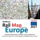 Railpass Railmap Europe 2017 : Icon Illustrated Railway Atlas of Europe Specifically Designed for Eurail and Interrail Railpass Holders - Book