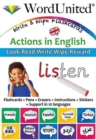 Actions in English : Write & Wipe Flashcards - Book