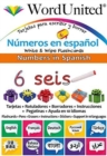 Numbers in Spanish : Write & Wipe Flashcards - Book