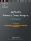 Extended Windows Memory Dump Analysis : Using and Writing WinDbg Extensions, Database and Event Stream Processing, Visualization - Book