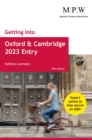 Getting into Oxford and Cambridge 2023 Entry - Book