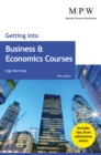 Getting into Business and Economics Courses - Book