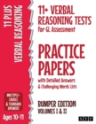 11+ Verbal Reasoning Tests for GL Assessment Practice Papers with Detailed Answers & Challenging Words Lists Bumper Edition : Volumes I & II (Ages 10-11) - Book