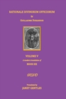 Rationale Divinorum Officiorum by Guillaume Durandus, Volume Five : Book Six - Book