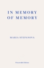In Memory of Memory - Book