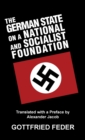 The German State on a National and Socialist Foundation - Book