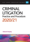 Criminal Litigation: 2020/2021 - Book