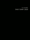 At a Glance Daily Diary 2020 : Page a Day Calendar 2020, Schedule Organizer Planner (2020 Diary Day Per Page Black Cover) - Book