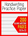 Handwriting Practice Paper For Kids - Book