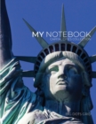 My NOTEBOOK : Block Notes Capital City Cover - NEW YORK - 101 Pages Dotted Diary Journal Large size (8.5 x 11 inches) - Book