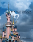 My NOTEBOOK : Block Notes Capital City Cover - PARIS - 101 Pages Dotted Diary Journal Large size (8.5 x 11 inches) - Book