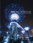 My NOTEBOOK : Block Notes Capital City Cover - SINGAPORE - 101 Pages Dotted Diary Journal Large size (8.5 x 11 inches) - Book