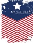 My NOTEBOOK : Block-Notes Dot Grid American Patriot Collection - USA FLAG - - Notebook Diary Large size (8.5 x 11 inches) - Book