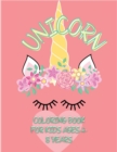 Unicorn coloring book for kids ages 4-8 : Have fun with your daughter with this gift: coloring Princesses, Principles, Rainbow, Fairies and Unicorns 40 pages of pure fun! - Book