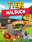 Tier-Malbuch fur Kinder : Farbe und erstellen schoene Tiere, Spass Tiere Farbung Seiten fur Entspannung und Stressabbau - Book
