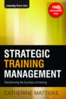 Strategic Training Management - eBook