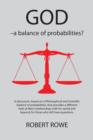GOD - a Balance of Probabilities? - Book
